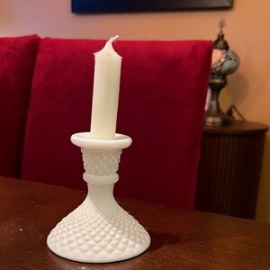 Elegant White Candle Holder